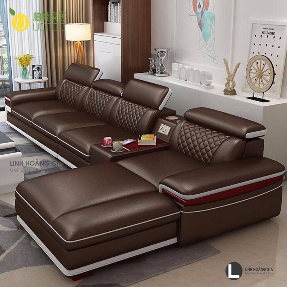 Sofa da phòng khách lớn ZFL60